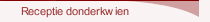 Receptie donderkwien